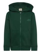 Standard Hudini Zip Sweatshirt Tops Sweatshirts & Hoodies Hoodies Gree...