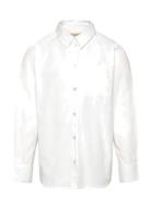 Tommy Tops Shirts Long-sleeved Shirts White MarMar Copenhagen