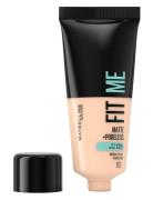 Maybelline New York Fit Me Matte + Poreless Foundation 101 True Ivory ...