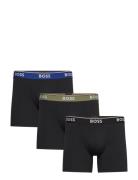 Boxerbr 3P Power Boxershorts Black BOSS