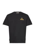 Illustrated Tree Logo Back Graphic Tops T-Kortærmet Skjorte Black Timb...