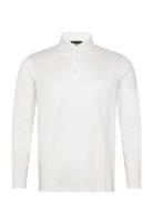 Polo Shirt Tops Polos Long-sleeved White Emporio Armani