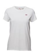 Perfect Tee White Cn100Xx Tops T-shirts & Tops Short-sleeved White Lev...