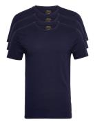 Slim Crewneck 3-Pack Tops T-Kortærmet Skjorte Navy Polo Ralph Lauren