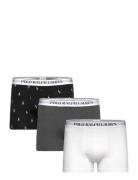 Classic Stretch-Cotton Trunk 3-Pack Boxershorts Black Polo Ralph Laure...