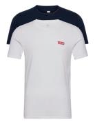2Pk Crewneck Graphic Blues Tops T-Kortærmet Skjorte White Levi's®