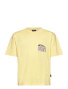 Gh Qs World Force Ss Yth Tops T-Kortærmet Skjorte Yellow Quiksilver