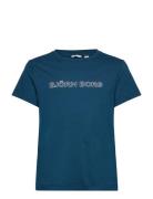 Borg Essential 3 T-Shirt Sport T-Kortærmet Skjorte Navy Björn Borg