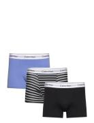 Relaxed Dart Trunk 3Pk Boxershorts Multi/patterned Calvin Klein
