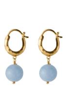 Blue Sky Earrings Ørestickere Smykker Gold Pernille Corydon