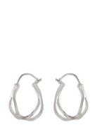 Stream Hoops Accessories Jewellery Earrings Hoops Silver Pernille Cory...