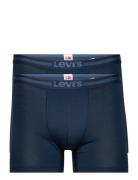 Levis Men Tencel Boxer Brief 2P Boxershorts Blue Levi's®