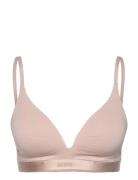 Triangle Padded Bea Lingerie Bras & Tops Soft Bras Non Wired Bras Pink...