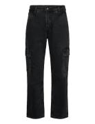 568 Loose Strt Cargo Darkly Wa Bottoms Jeans Relaxed Black Levi's®