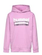 Hmltukas Hoodie Tops Sweatshirts & Hoodies Hoodies Pink Hummel