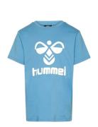 Hmltres T-Shirt S/S Sport T-Kortærmet Skjorte Blue Hummel