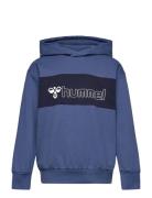 Hmlatlas Hoodie Sport Sweatshirts & Hoodies Hoodies Navy Hummel