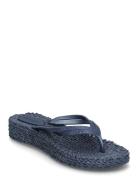 Flip Flop On Platform Sole Shoes Summer Shoes Sandals Flip Flops Blue ...