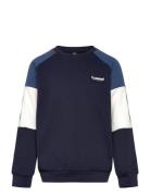 Hmlkimo Sweatshirt Sport Sweatshirts & Hoodies Sweatshirts Navy Hummel