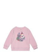 Sweatshirt Moomin Tops Sweatshirts & Hoodies Sweatshirts Pink Lindex