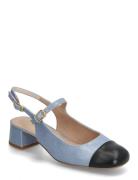 Jumisgianto Shoes Sling Backs Heeled Slingbacks Blue UNISA
