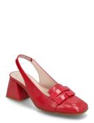 Rebeca Shoes Sling Backs Heeled Slingbacks Red Wonders