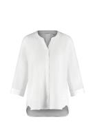 Blouse 3/4 Sleeve Tops Blouses Long-sleeved White Gerry Weber