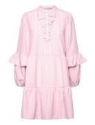 Karin Dress Kort Kjole Pink A-View
