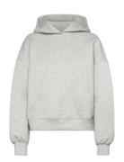 Over D Scuba Hoodie Tops Sweatshirts & Hoodies Hoodies Grey Weekday