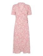 Peony Dress Knælang Kjole Pink A-View