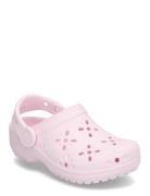 Classic Floral Cut Out Clog K Shoes Clogs Pink Crocs