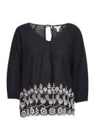 Byhiba Blouse - Tops Blouses Long-sleeved Black B.young