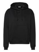 Standard Hoodie Tops Sweatshirts & Hoodies Sweatshirts Black Weekday