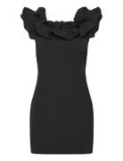 Mini Ruffle Dress Designers Short Dress Black ROTATE Birger Christense...