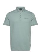 Polo Shirt Tops Polos Short-sleeved Green Armani Exchange