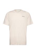 Collective Bi-Blend Ss Tee M Sport T-Kortærmet Skjorte Beige Craft