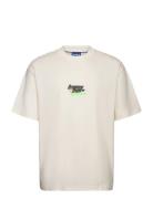 Nerperi Tops T-Kortærmet Skjorte Beige HUGO BLUE