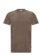 Ss Tee Terry Tops T-Kortærmet Skjorte Brown Lindbergh