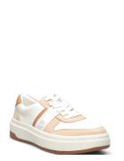 Harlie Color-Blocked Leather Sneaker Low-top Sneakers White Lauren Ral...