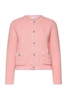 Tweed-Effect Jacket With Jewel Buttons Outerwear Jackets Light-summer ...