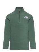 Teen Glacier 1/4 Zip Po Outerwear Fleece Outerwear Fleece Jackets Gree...