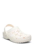 Classic Floral Cut Out Clog K Shoes Clogs White Crocs