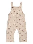 Tnsbnaomi Sweat Dungarees Bottoms Dungarees Beige The New