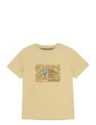 T-Shirt Ss Tops T-Kortærmet Skjorte Khaki Green Minymo