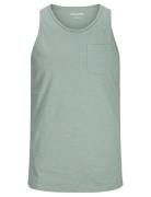 Jjjake Tampa Pocket Slub Tanktop Tops T-shirts Sleeveless Green Jack &...