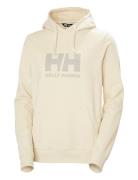 W Hh Logo Hoodie 2.0 Sport Sweatshirts & Hoodies Hoodies Cream Helly H...