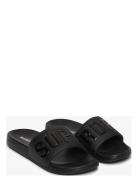 Core Graphic Pool Slide Shoes Summer Shoes Sandals Pool Sliders Black ...