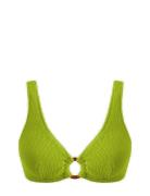 Ring Scoop Top Swimwear Bikinis Bikini Tops Triangle Bikinitops Green ...