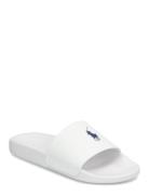 Signature Pony Slide Slippers Hjemmesko White Polo Ralph Lauren