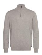 Half Zip Knit Tops Sweatshirts & Hoodies Sweatshirts Grey French Conne...